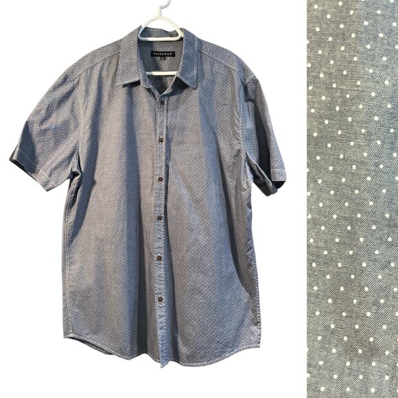BRITCHES Men's Casual Button Down Shirt Blue Size XL Small Dots Nice Buttons - Picture 3 of 12